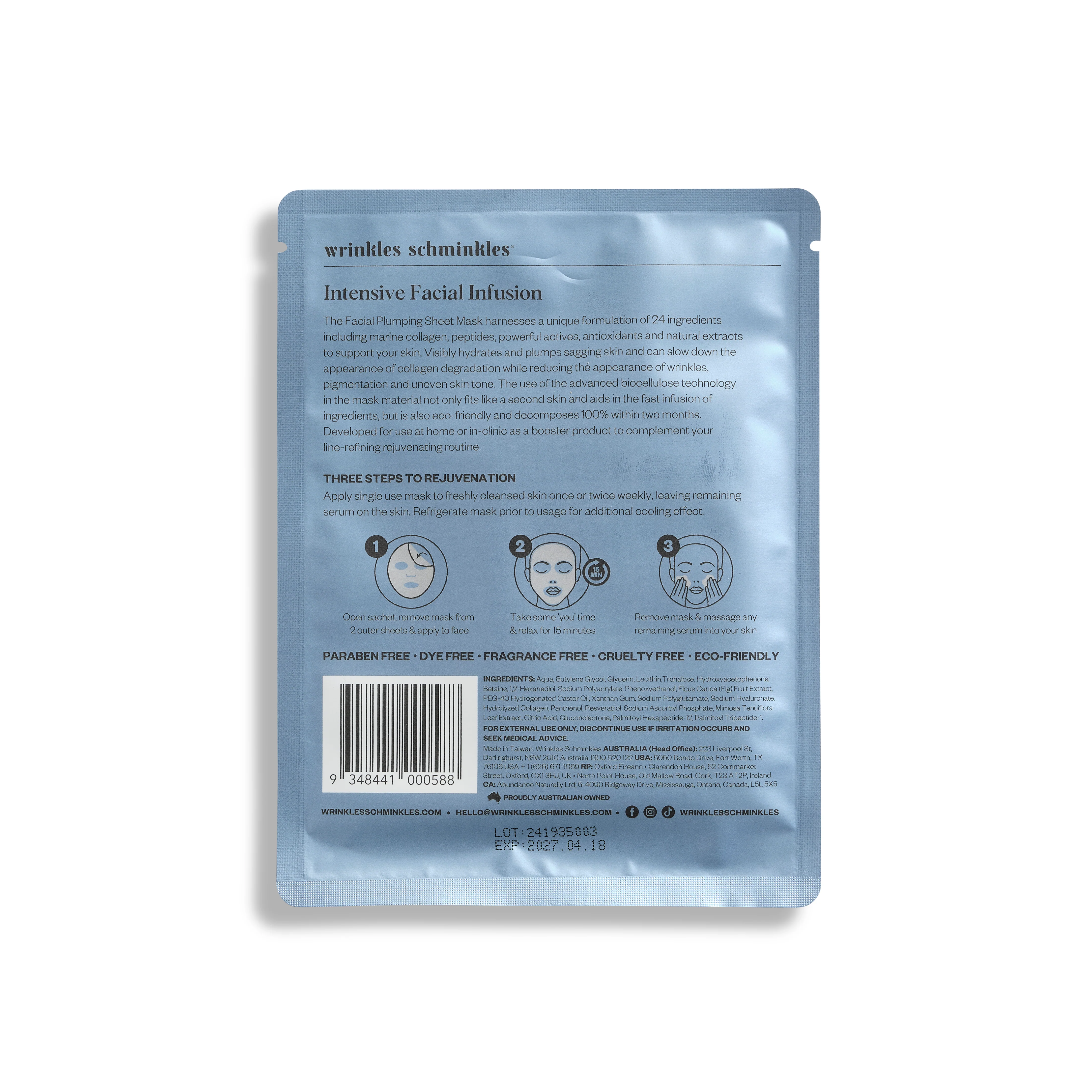 Facial Plumping Sheet Mask - Image 5